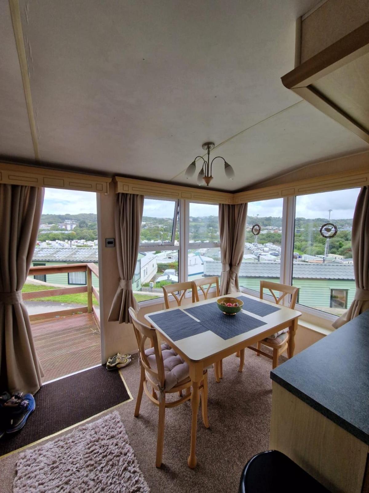 Haven On The Hill 2 Bed Caravan With Town Views Of Aberystwyth F7 المظهر الخارجي الصورة
