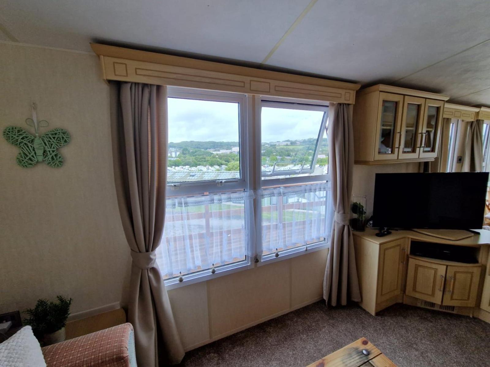 Haven On The Hill 2 Bed Caravan With Town Views Of Aberystwyth F7 المظهر الخارجي الصورة